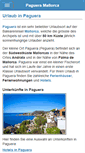 Mobile Screenshot of pagueramallorca.de